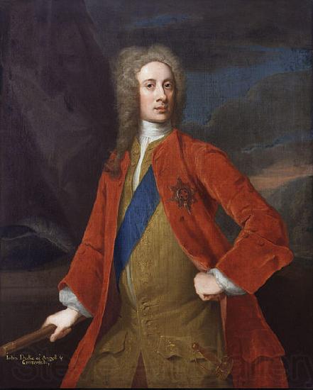 William Aikman Portrait of John Campbell Spain oil painting art